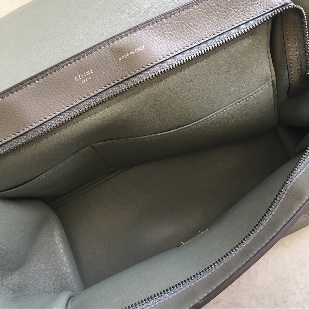 Celine Trapeze handbag in Almond - Picture 8 of 14